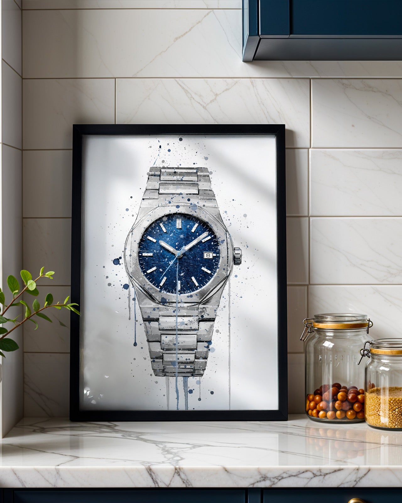 WRIST WATCH WALL ART PRINT "INFINITY"