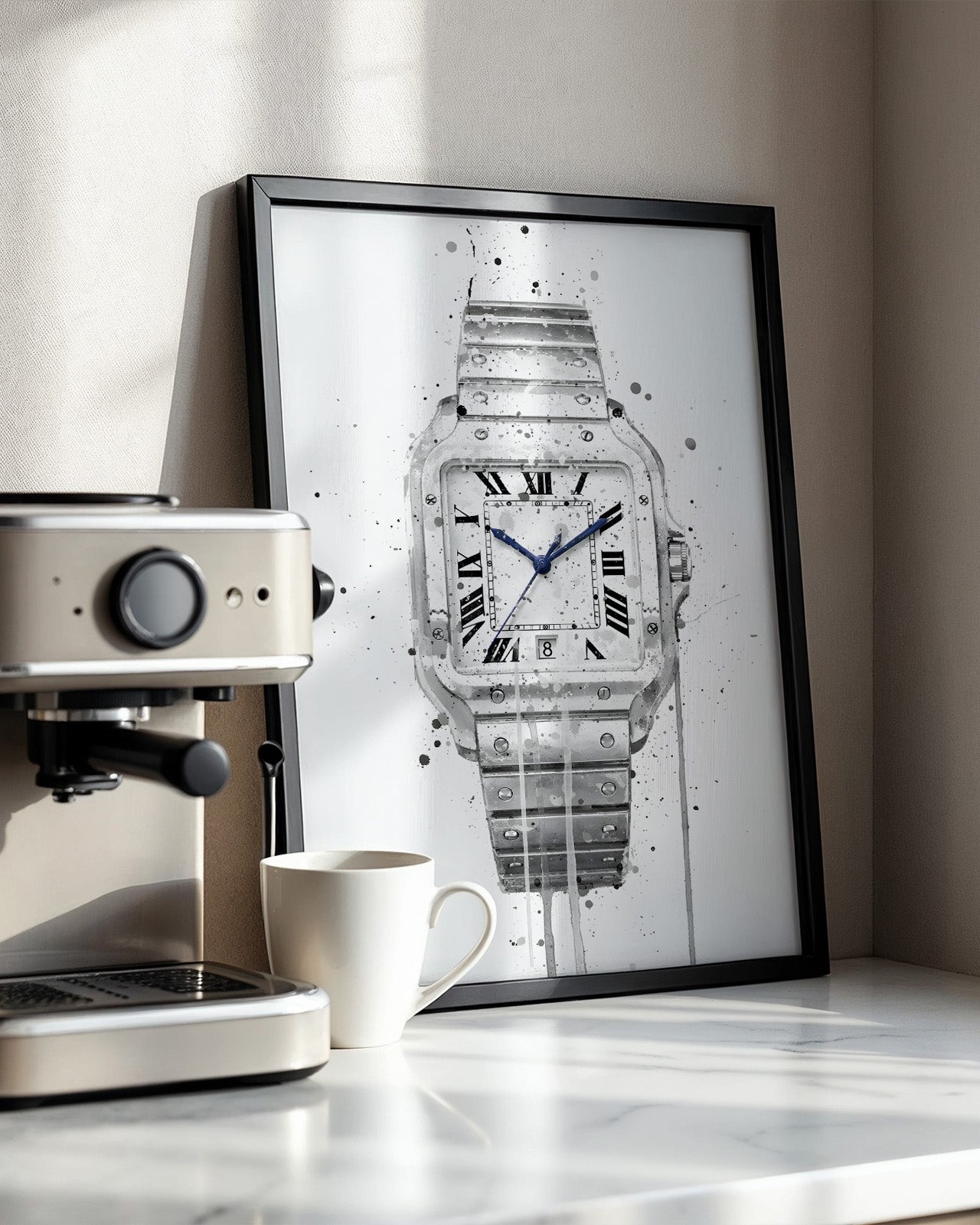 WRIST WATCH WALL ART PRINT "EPOCH"