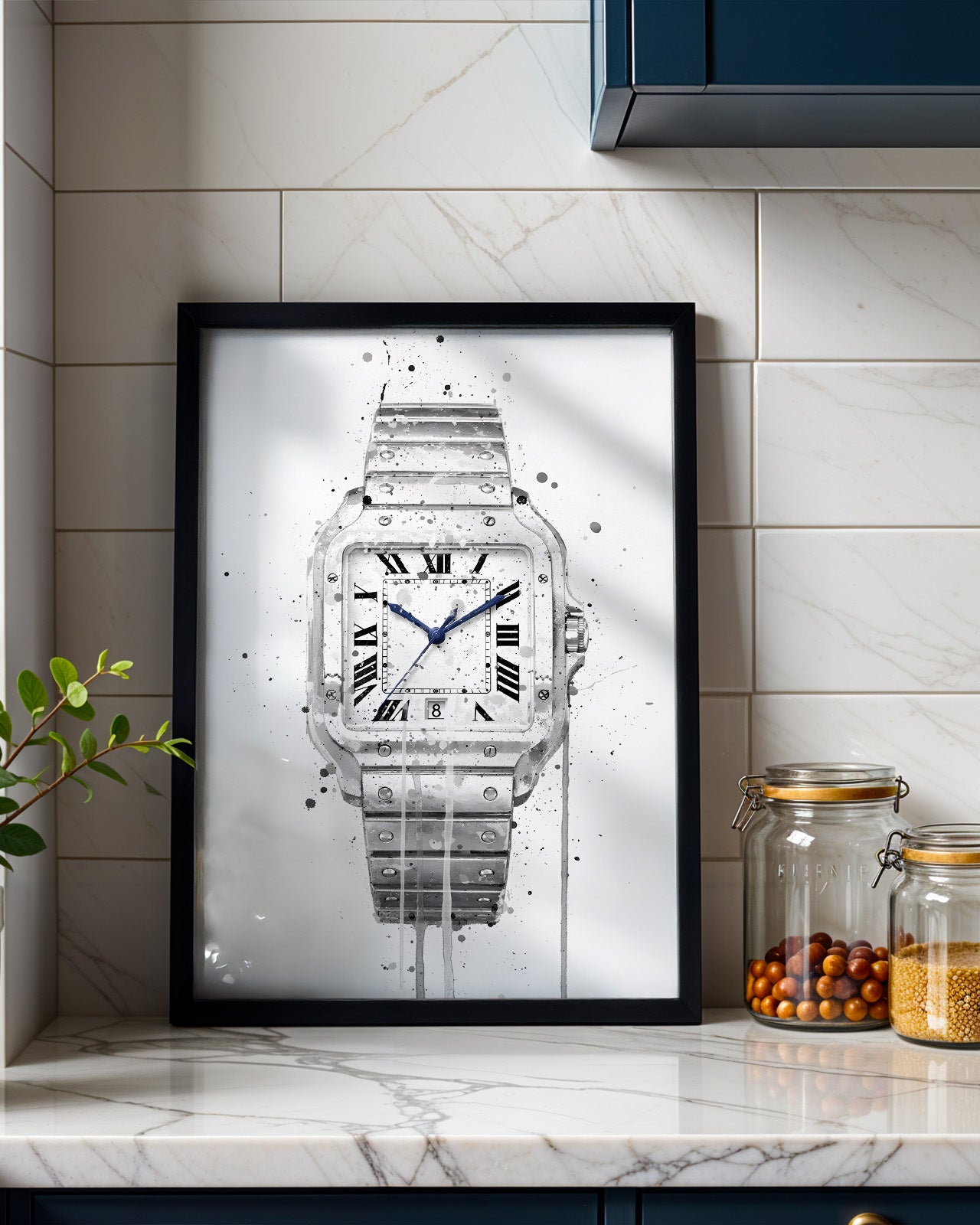 WRIST WATCH WALL ART PRINT "EPOCH"