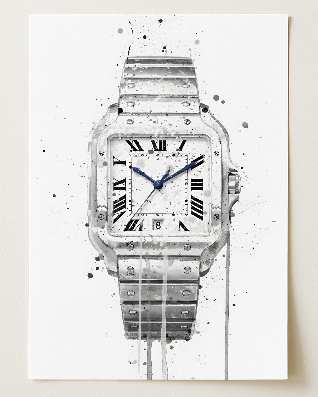 WRIST WATCH WALL ART PRINT "EPOCH"