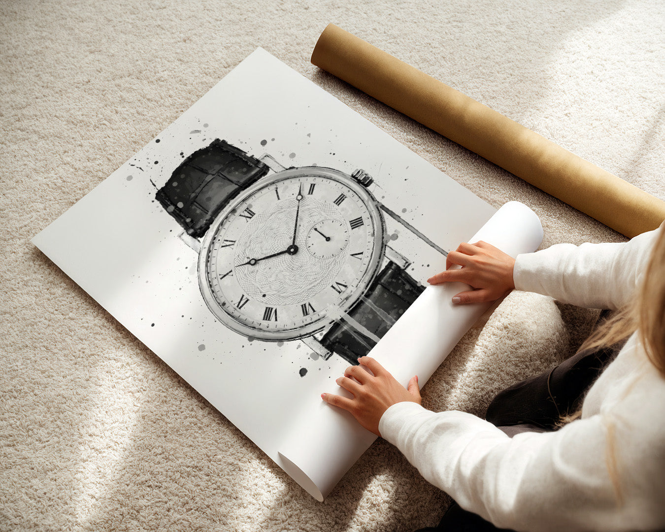 WRIST WATCH WALL ART PRINT "LEGACY"