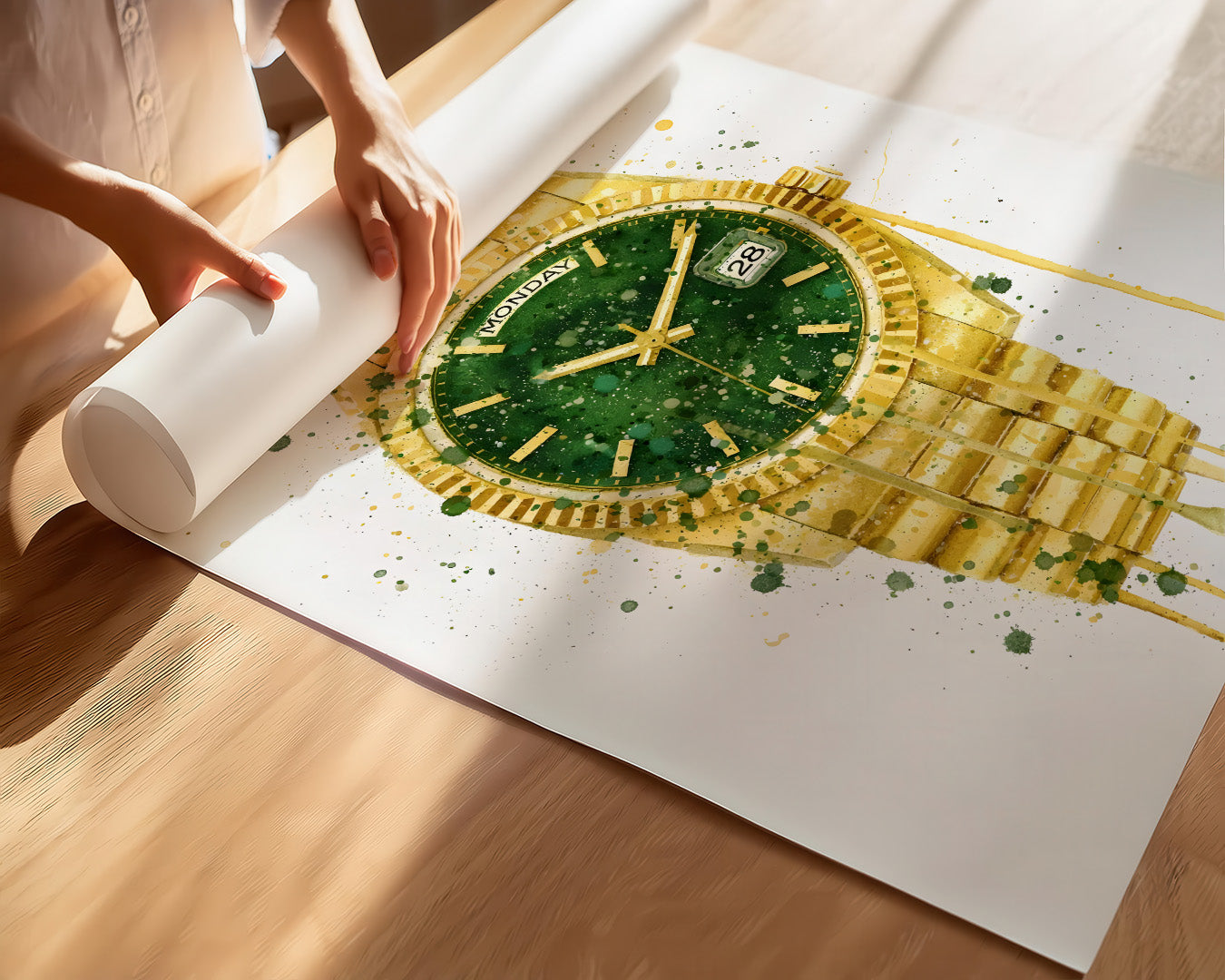 WRIST WATCH WALL ART PRINT "PRIME"