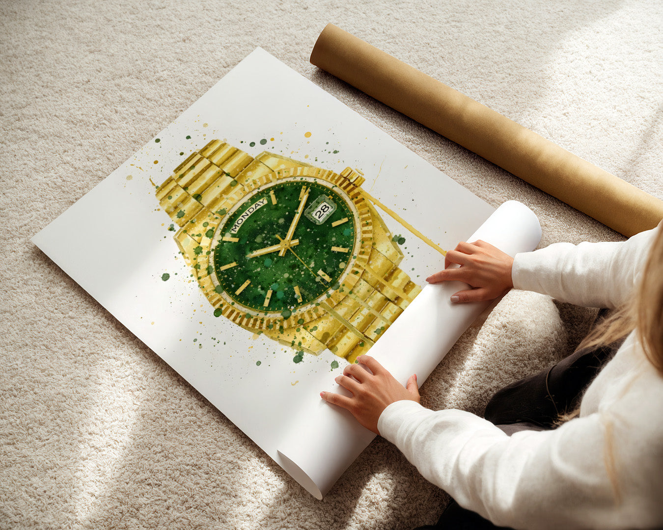 WRIST WATCH WALL ART PRINT "PRIME"