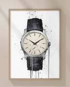 WRIST WATCH WALL ART PRINT "VECTOR"