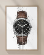 WRIST WATCH WALL ART PRINT "PULSE"