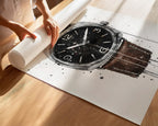 WRIST WATCH WALL ART PRINT "PULSE"