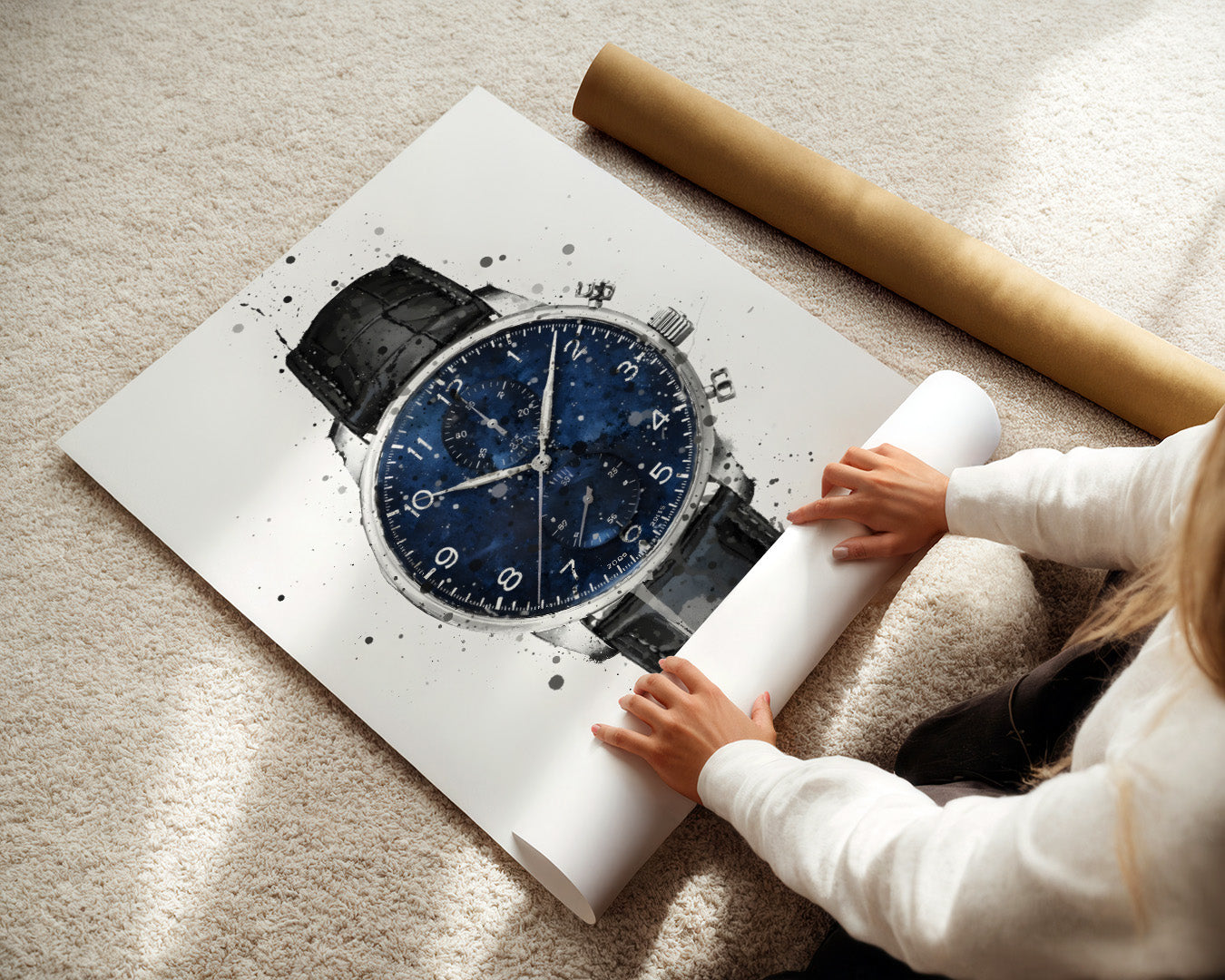 WRIST WATCH WALL ART PRINT "NEXUS"