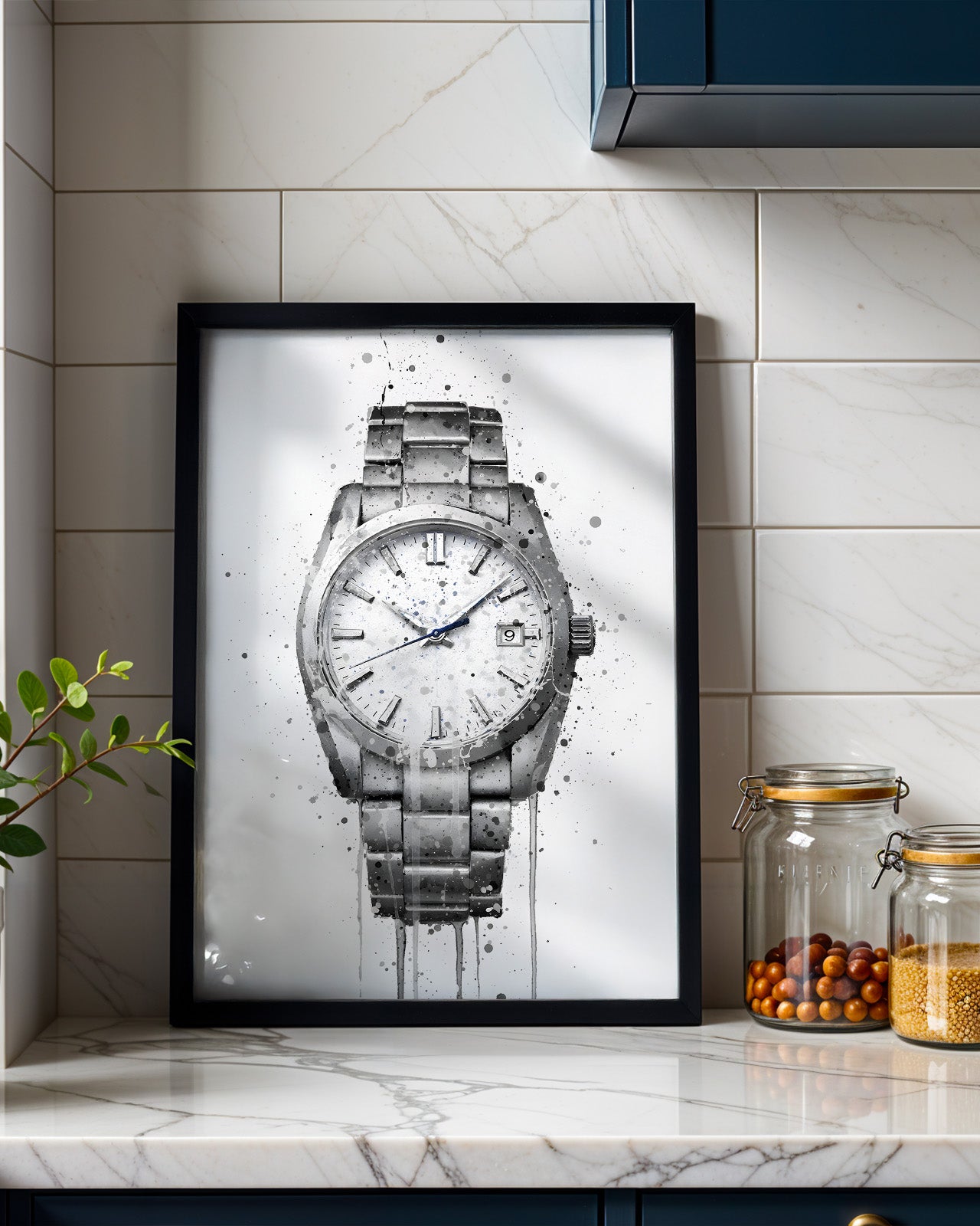 WRIST WATCH WALL ART PRINT "SUMMIT"