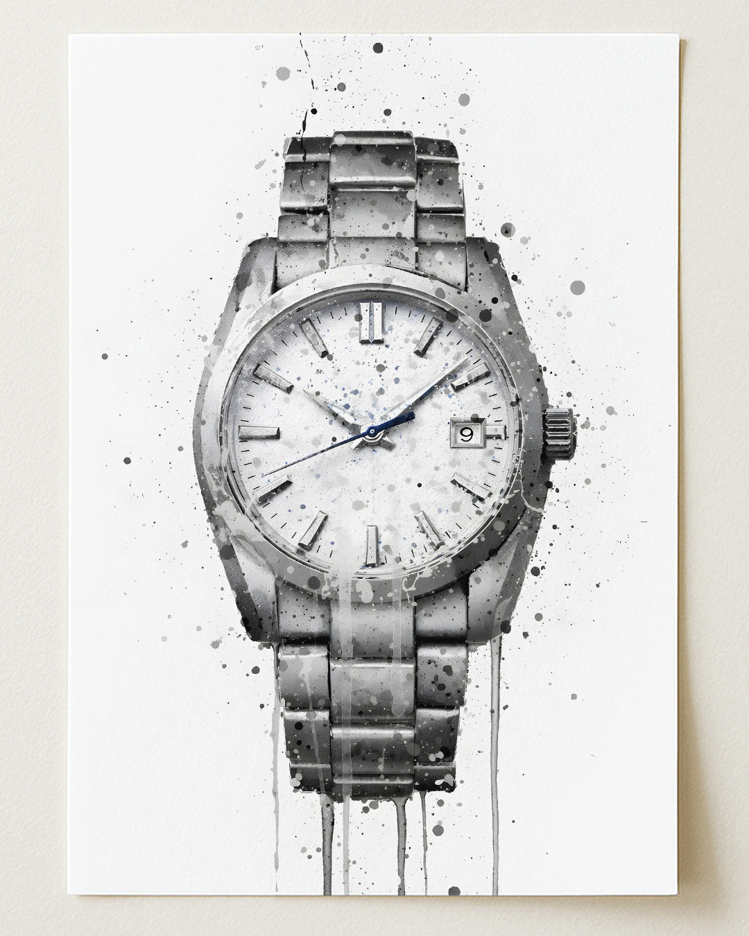 WRIST WATCH WALL ART PRINT "SUMMIT"