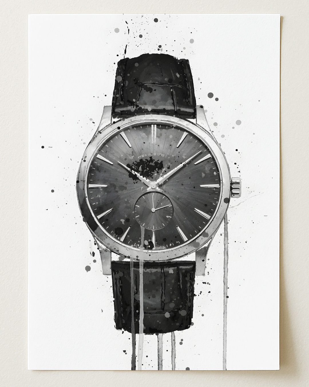 WRIST WATCH WALL ART PRINT "STRATOS"