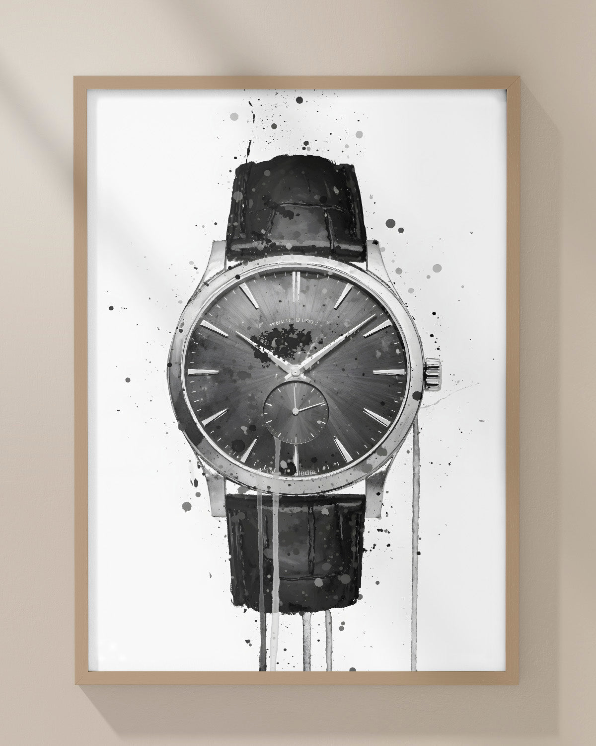 WRIST WATCH WALL ART PRINT "STRATOS"