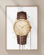 WRIST WATCH WALL ART PRINT "ORBITAL"