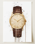 WRIST WATCH WALL ART PRINT "ORBITAL"