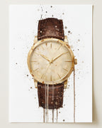 WRIST WATCH WALL ART PRINT "ORBITAL"