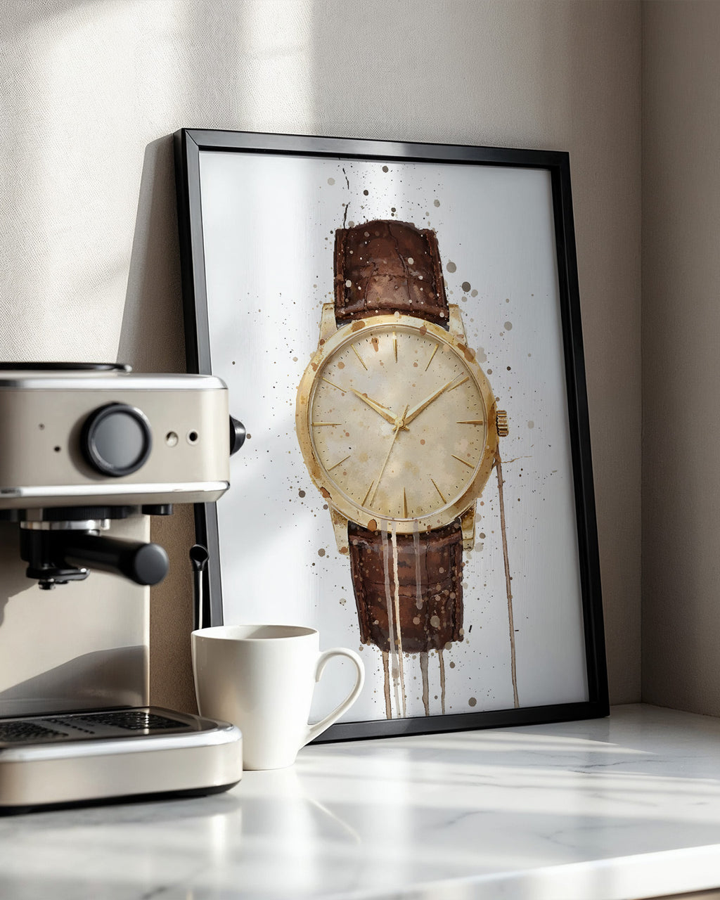 WRIST WATCH WALL ART PRINT "ORBITAL"