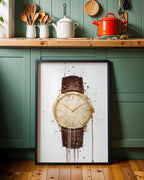WRIST WATCH WALL ART PRINT "ORBITAL"