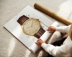 WRIST WATCH WALL ART PRINT "ORBITAL"