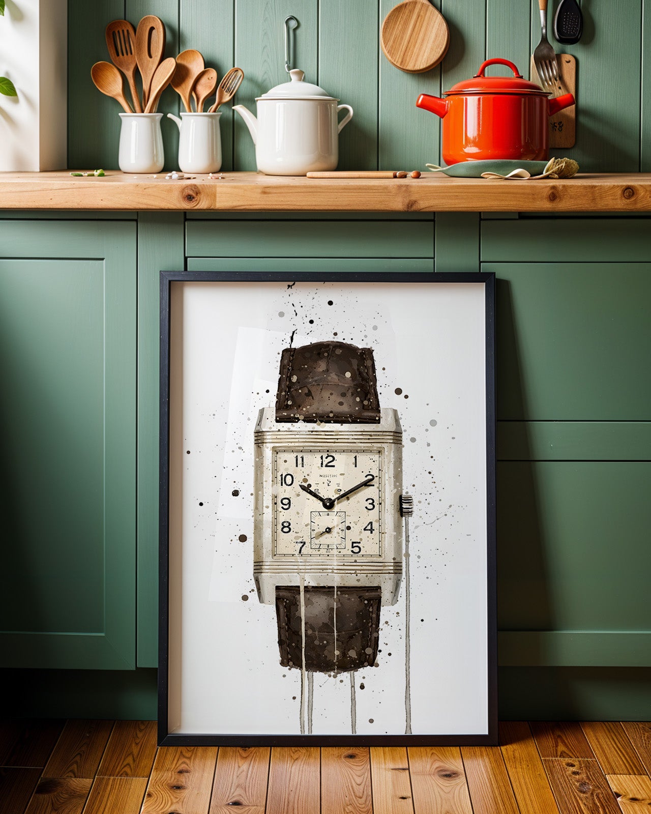 WRIST WATCH WALL ART PRINT "SOLSTICE"