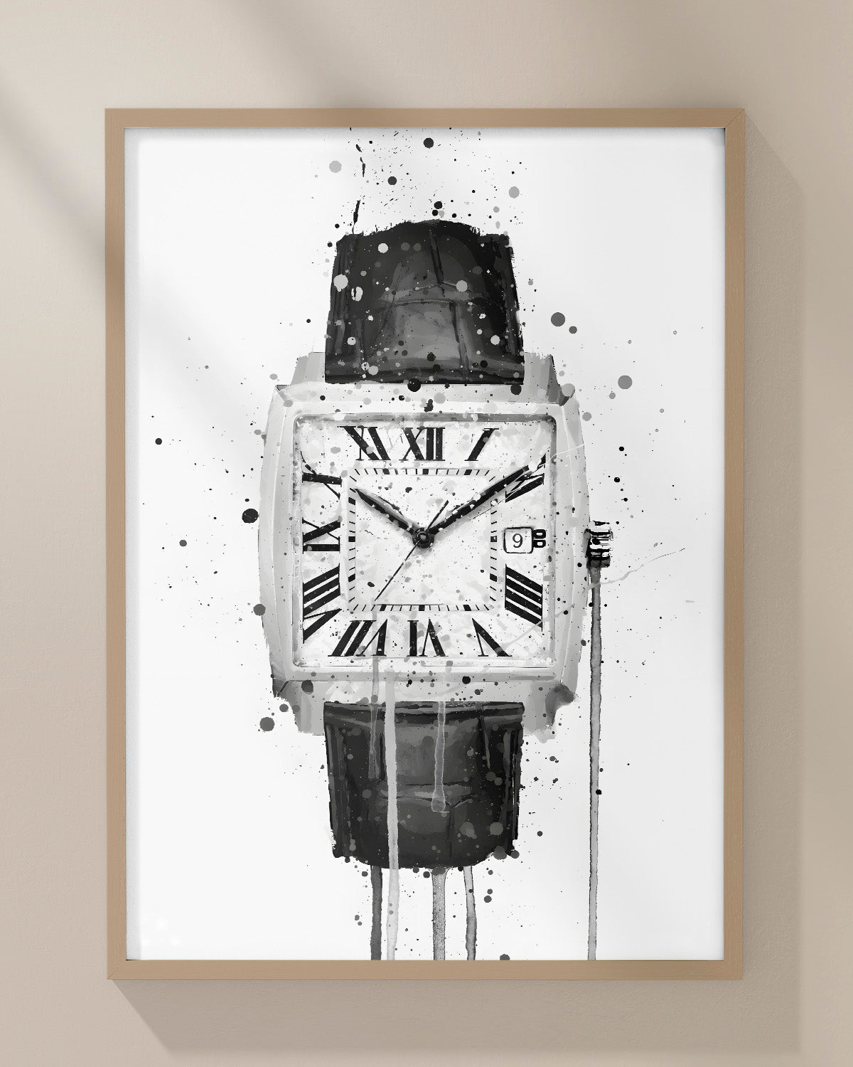 WRIST WATCH WALL ART PRINT "VANGUARD"