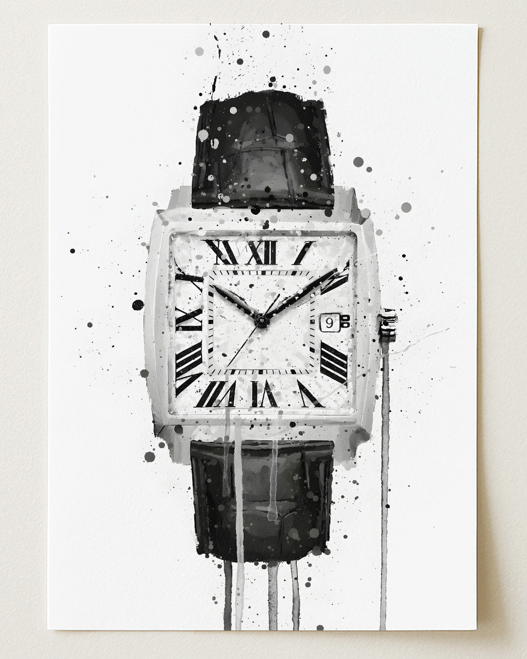 WRIST WATCH WALL ART PRINT "VANGUARD"