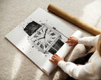 WRIST WATCH WALL ART PRINT "VANGUARD"