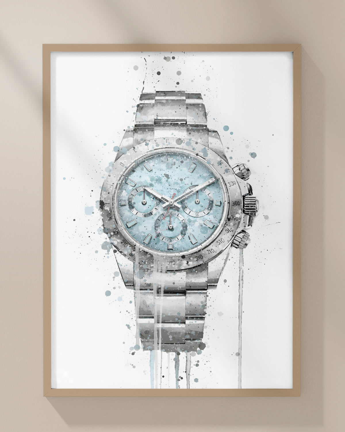 WRIST WATCH WALL ART PRINT "TIMELESS"