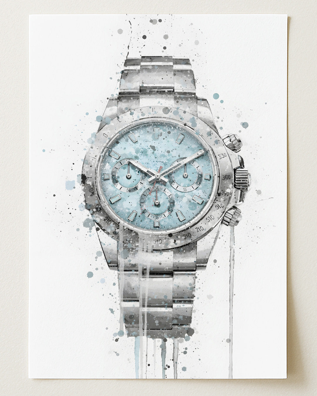 WRIST WATCH WALL ART PRINT "TIMELESS"