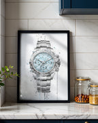 WRIST WATCH WALL ART PRINT "TIMELESS"