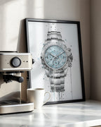 WRIST WATCH WALL ART PRINT "TIMELESS"