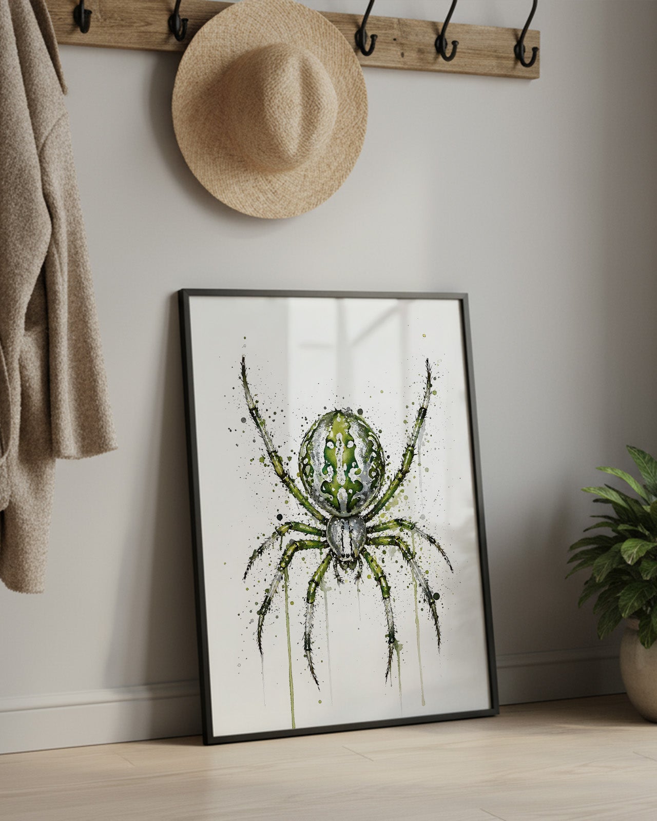 SPIDER WALL ART PRINT "SILK"