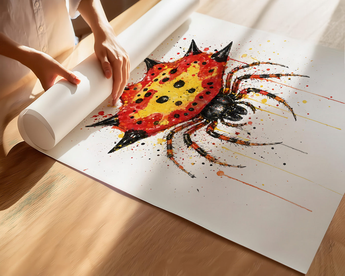 SPIDER WALL ART PRINT "NOX"