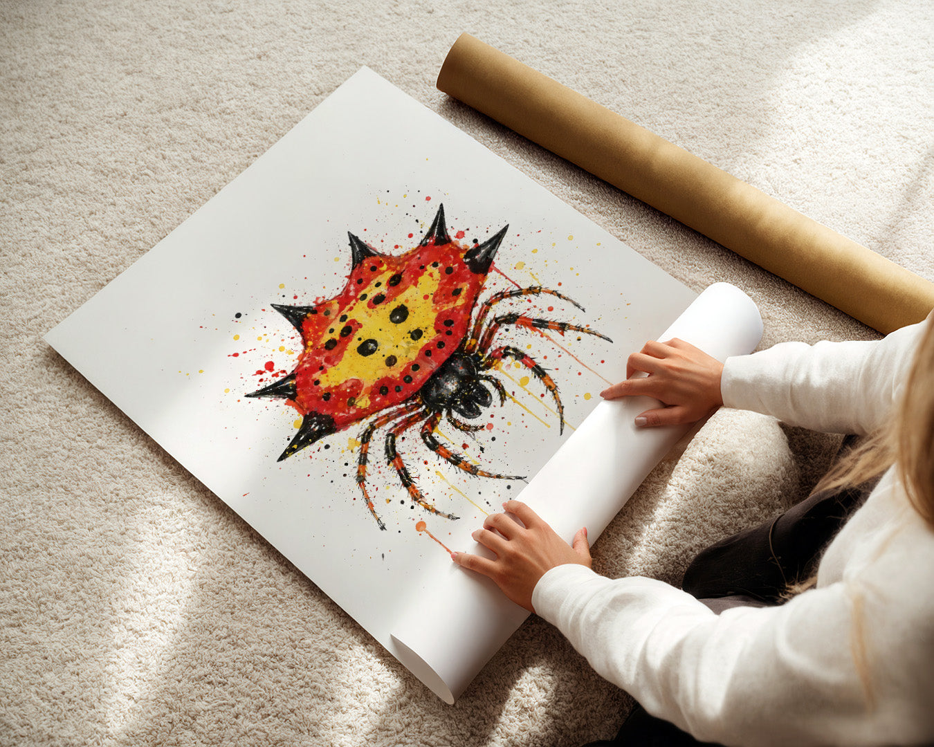 SPIDER WALL ART PRINT "NOX"
