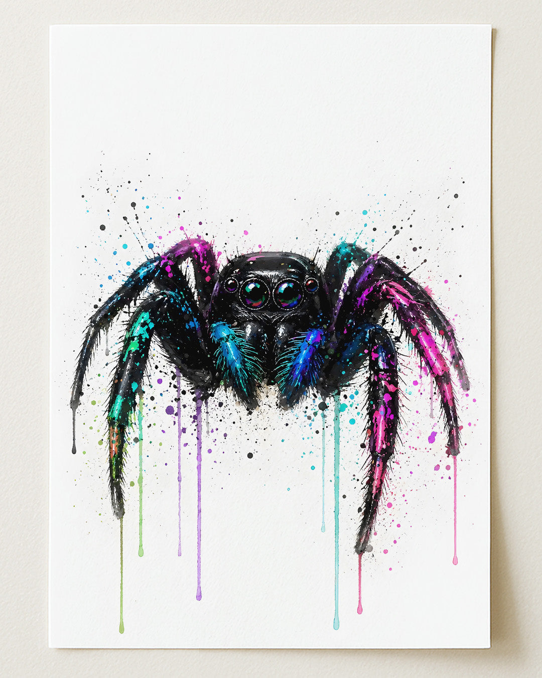 SPIDER WALL ART PRINT "SHADOW"