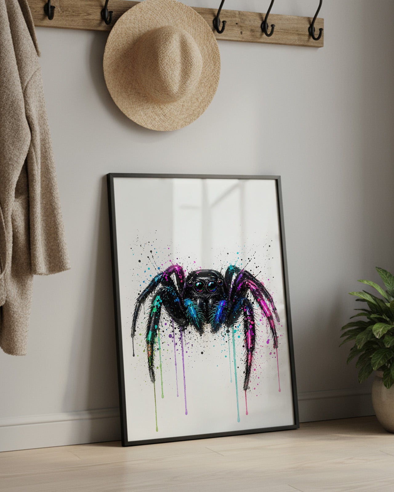 SPIDER WALL ART PRINT "SHADOW"