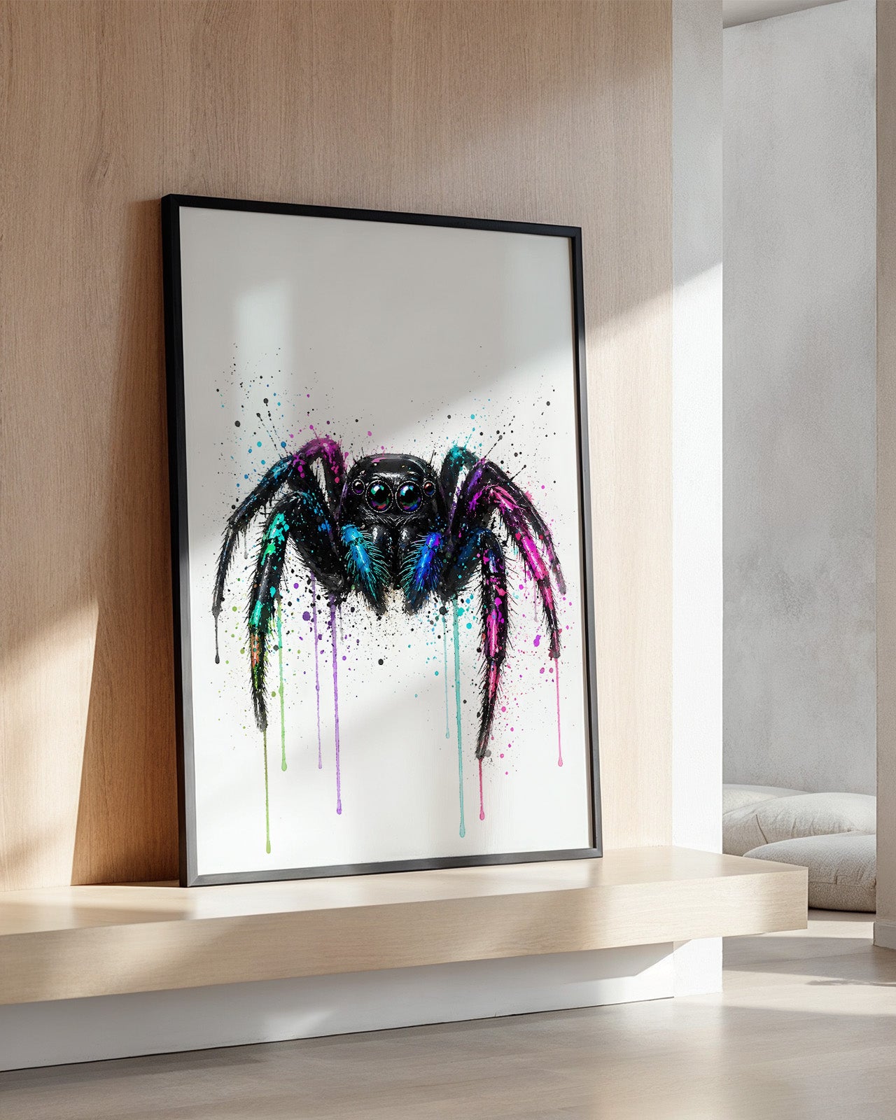 SPIDER WALL ART PRINT "SHADOW"
