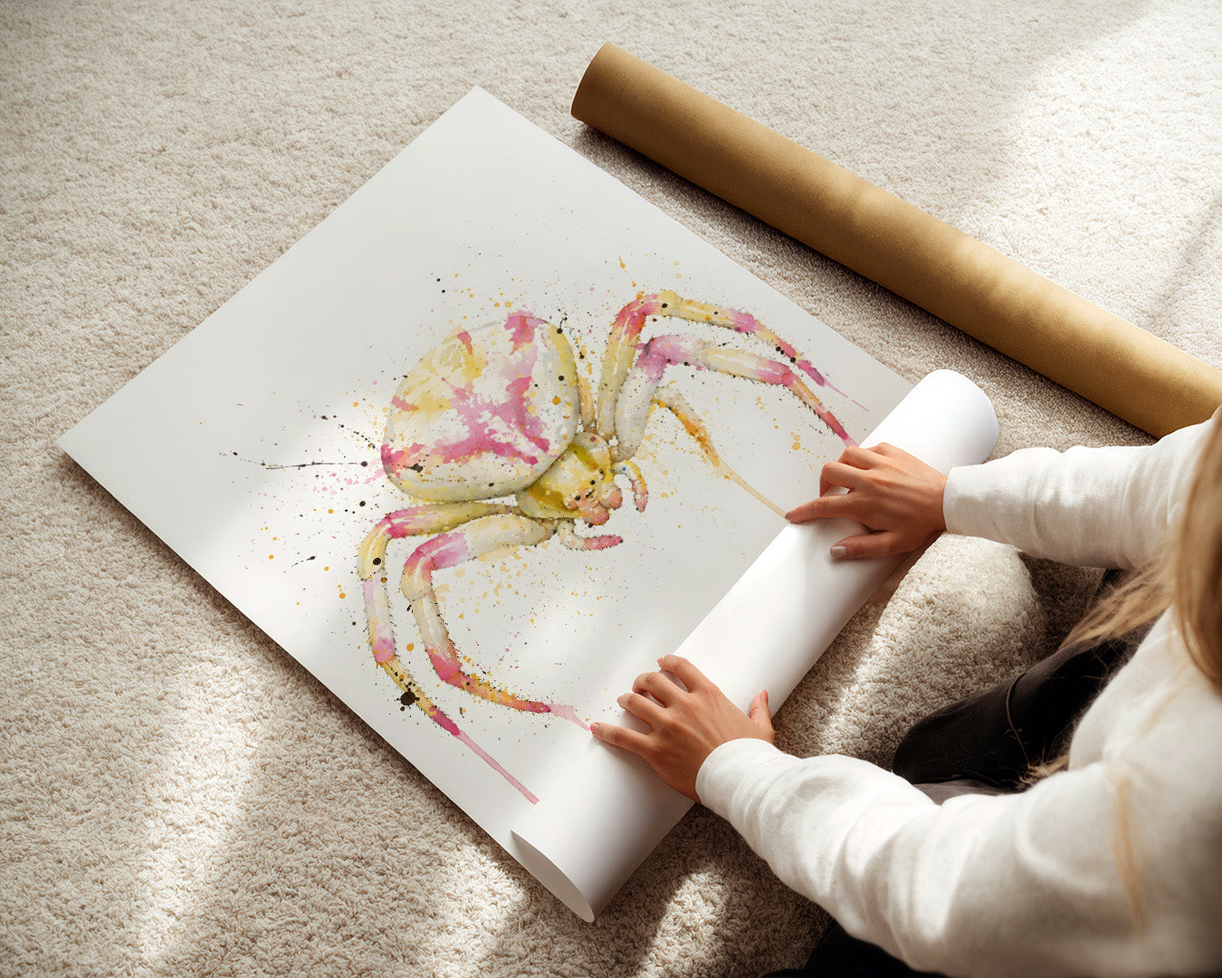 SPIDER WALL ART PRINT "PHANTOM"