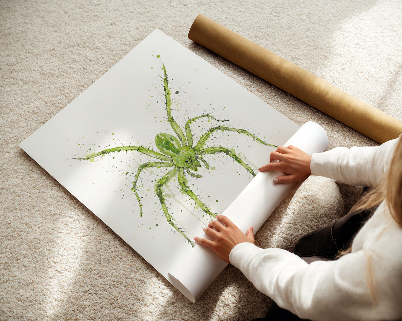 SPIDER WALL ART PRINT "WRAITH"