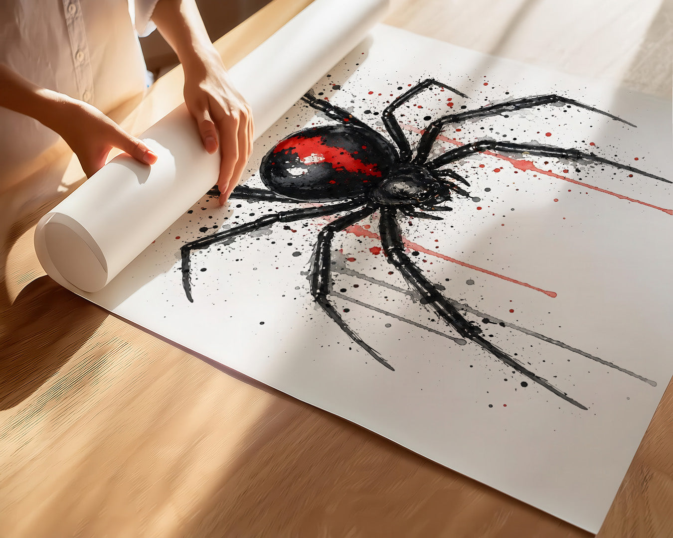 SPIDER WALL ART PRINT "VENOM"