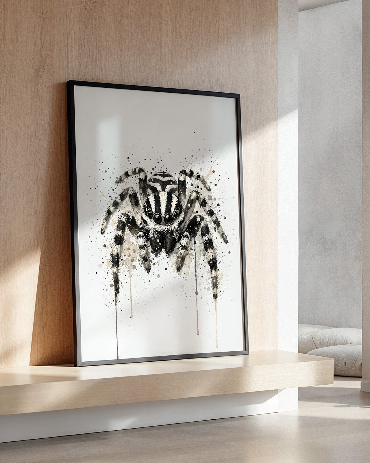 SPIDER WALL ART PRINT "NIGHTFALL"