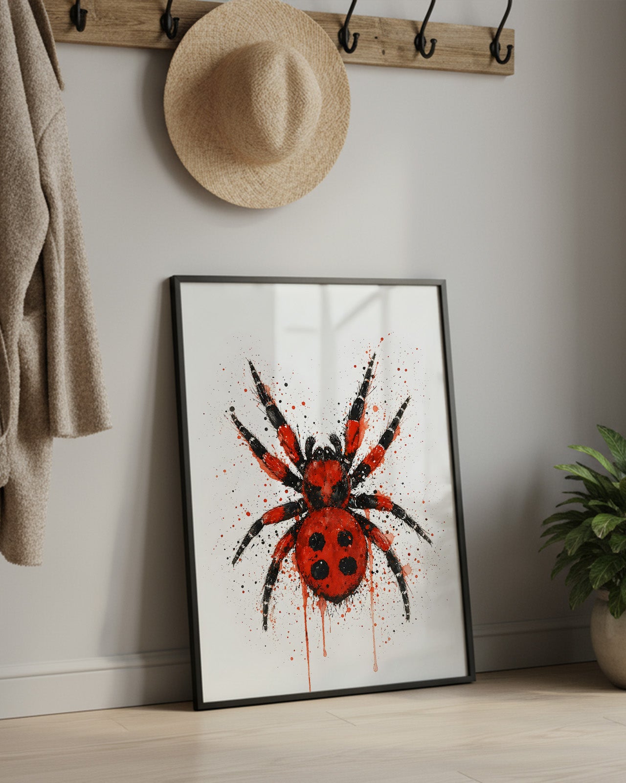 SPIDER WALL ART PRINT "RAVEN"