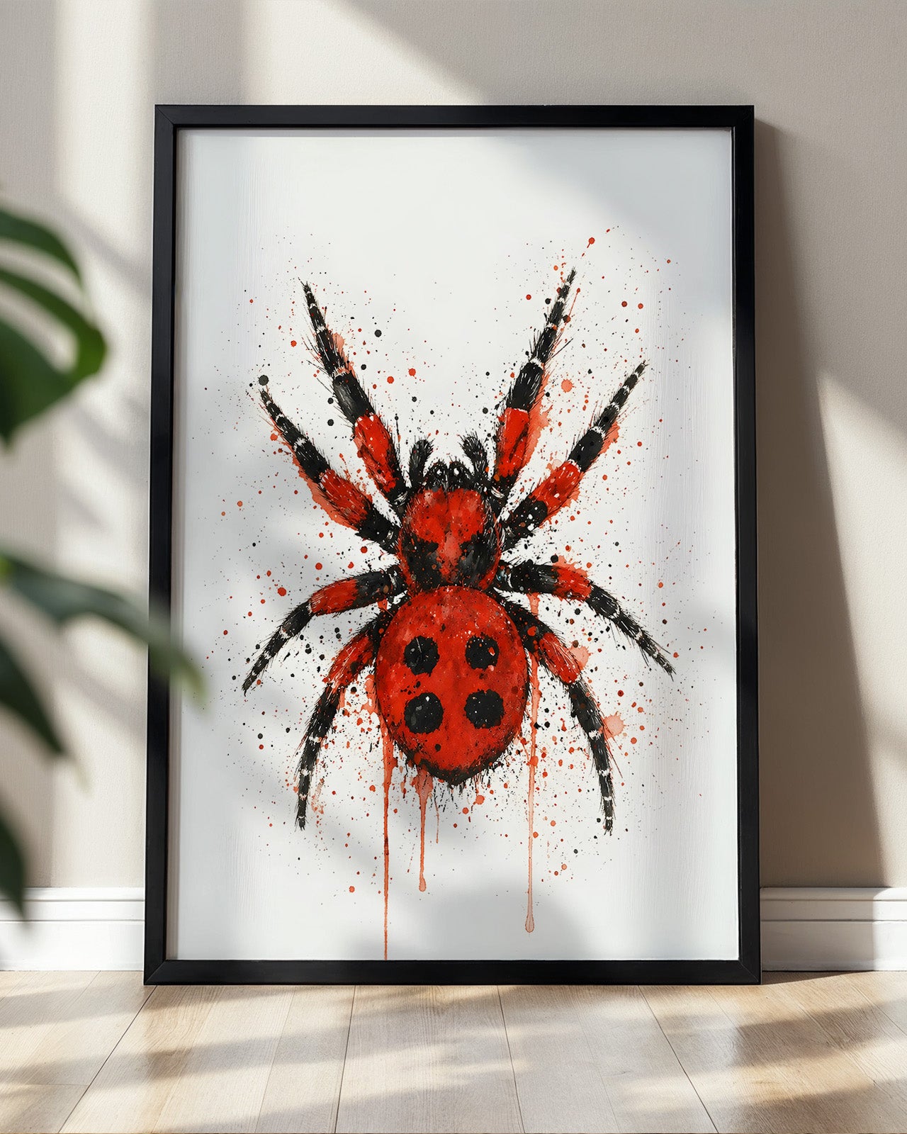 SPIDER WALL ART PRINT "RAVEN"