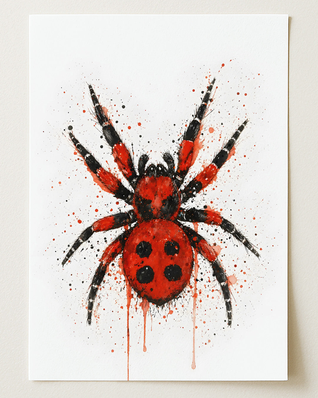 SPIDER WALL ART PRINT "RAVEN"