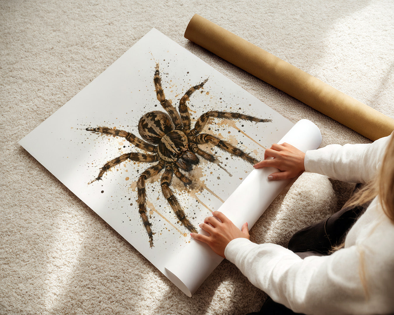 SPIDER WALL ART PRINT "SPECTER"