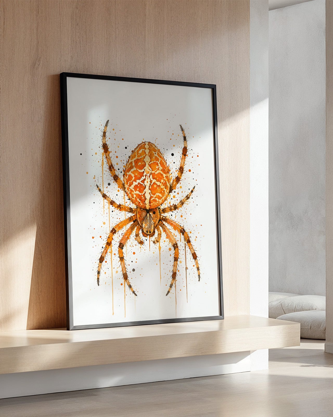 SPIDER WALL ART PRINT "ECLIPSE"