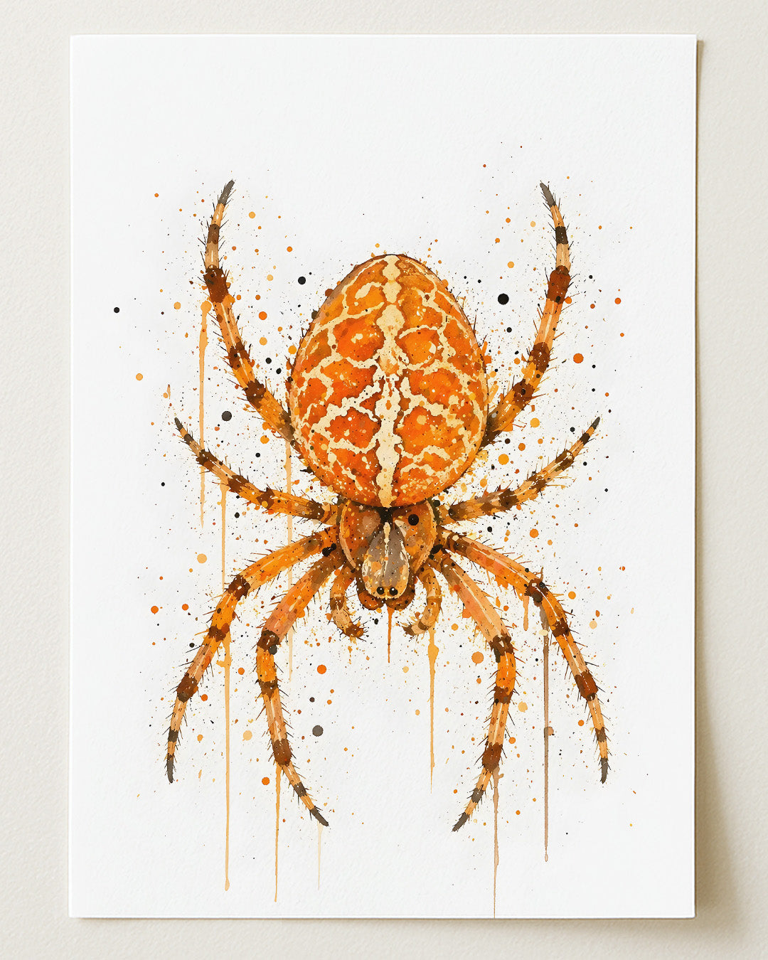 SPIDER WALL ART PRINT "ECLIPSE"