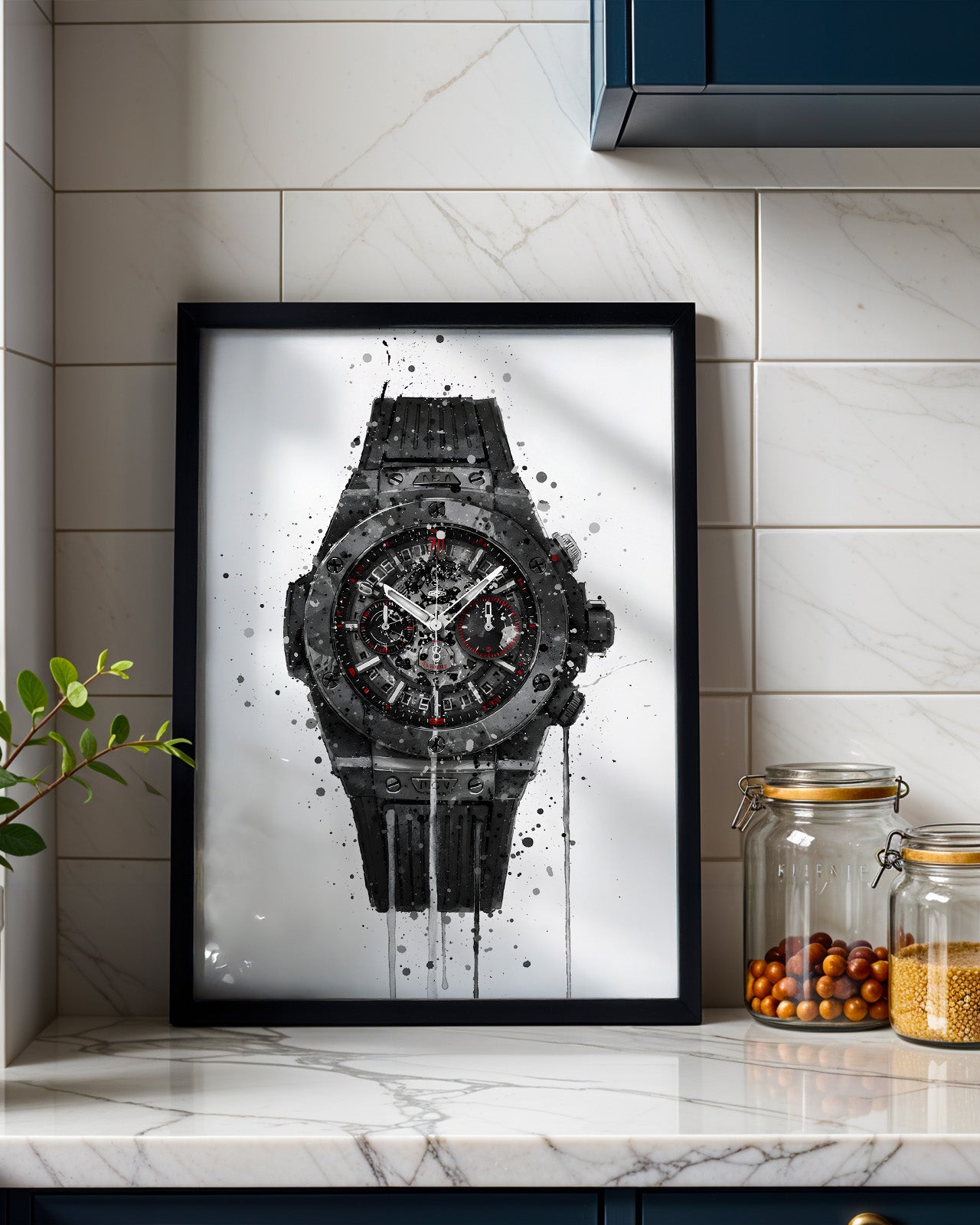 WRIST WATCH WALL ART PRINT "ASCENT"