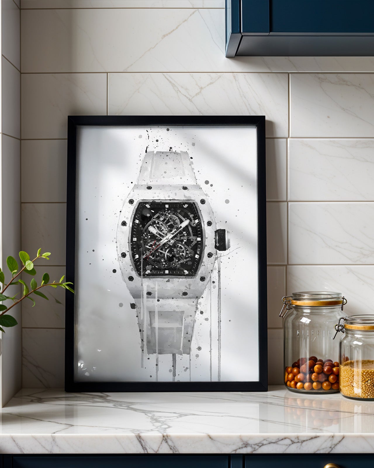 WRIST WATCH WALL ART PRINT "ZENITH"
