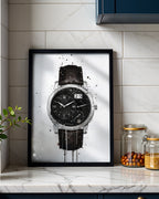 WRIST WATCH WALL ART PRINT "MOMENTUM"