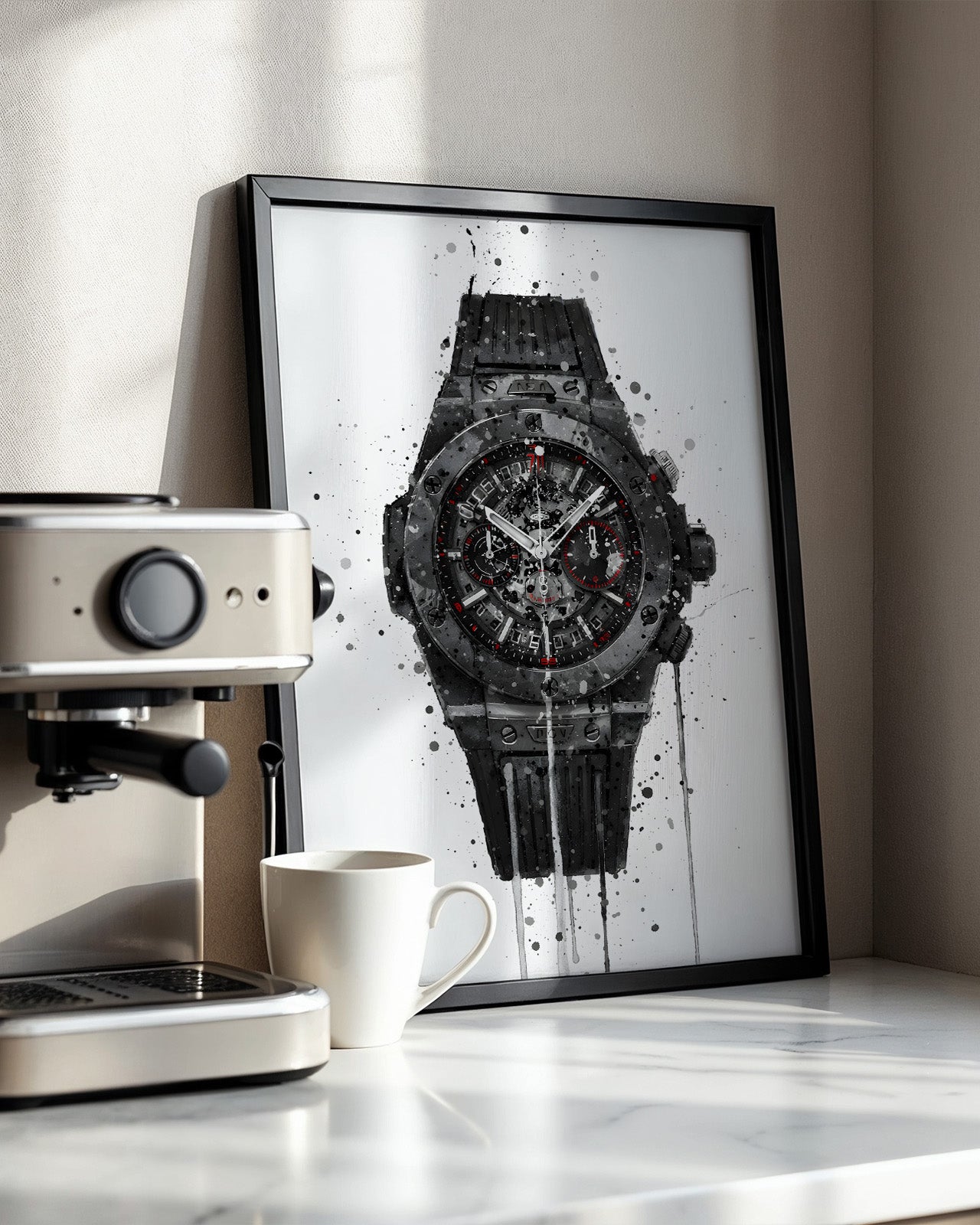 WRIST WATCH WALL ART PRINT "ASCENT"