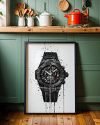WRIST WATCH WALL ART PRINT "ASCENT"